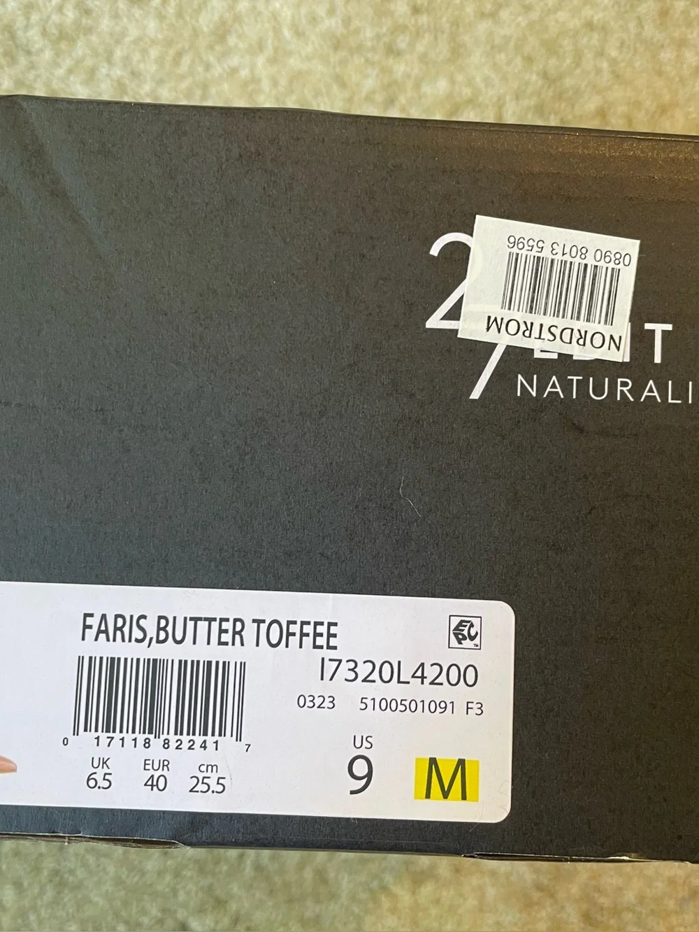 Naturalizer 27 Edit Pointed Toe Pump in Butter Toffee (tan) size 9